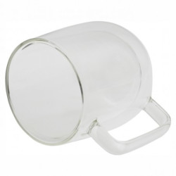 Taza de Vidrio Doble Pared 250 ml | Personalizable en Serigrafía