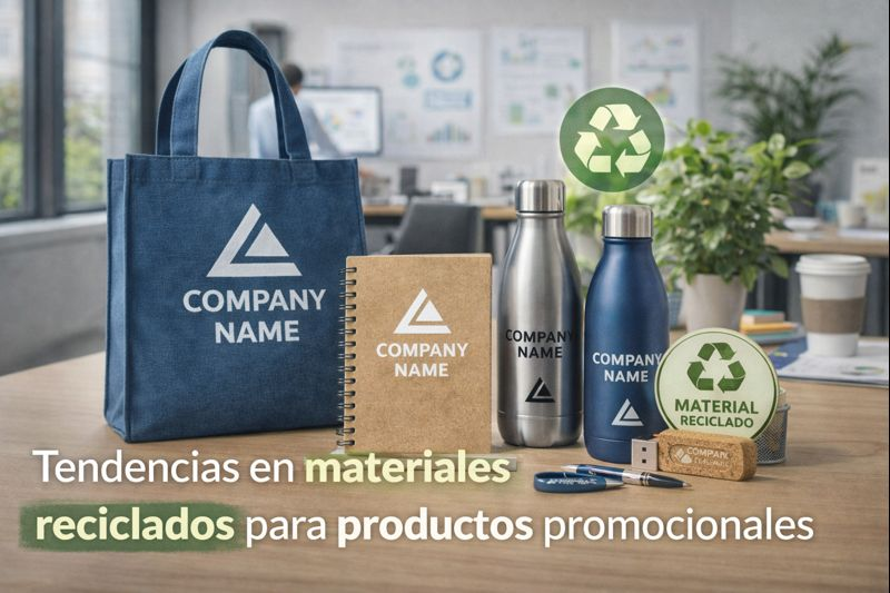 Tendencias en materiales reciclados para productos promocionales